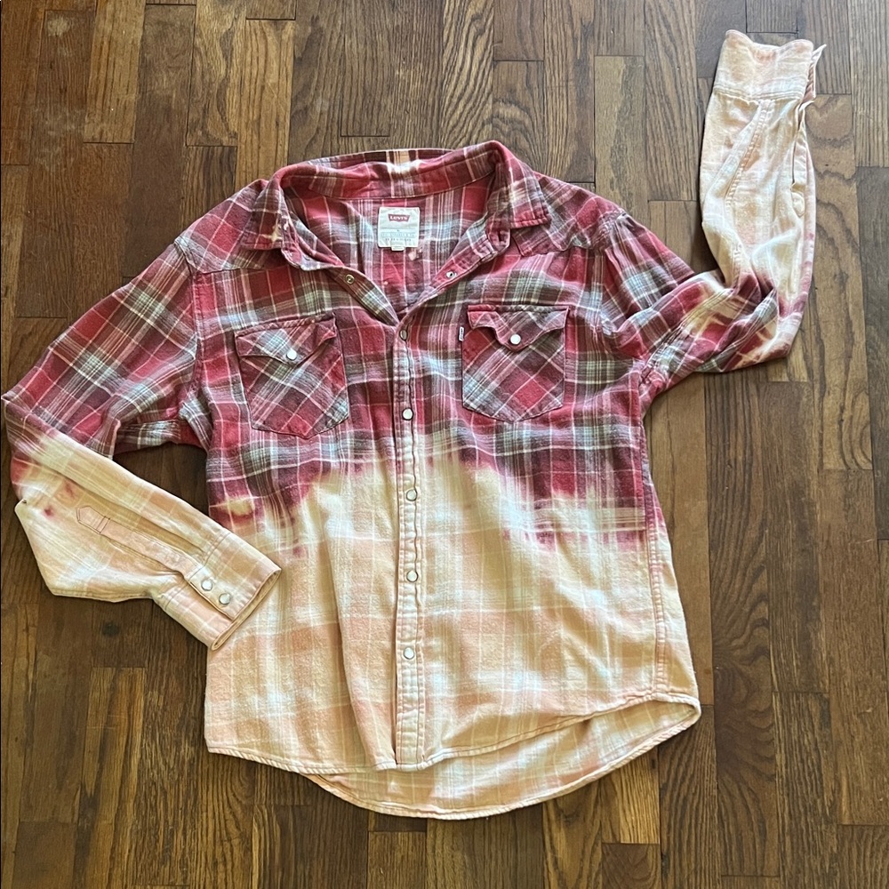 Bleached flannel